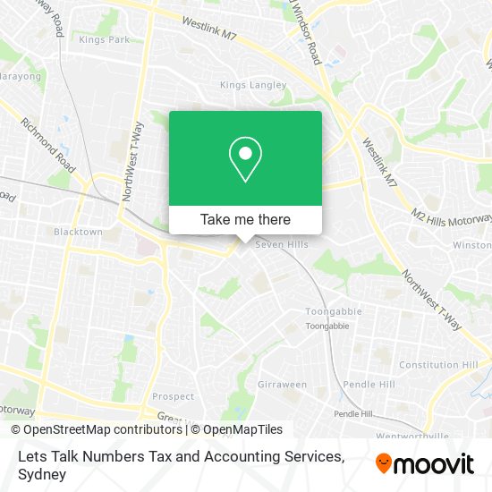 Lets Talk Numbers Tax and Accounting Services map