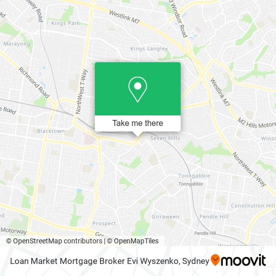 Mapa Loan Market Mortgage Broker Evi Wyszenko