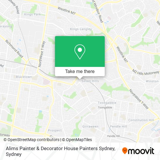 Mapa Alims Painter & Decorator House Painters Sydney