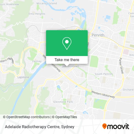 Adelaide Radiotherapy Centre map