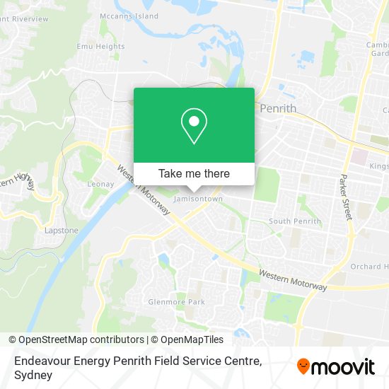 Endeavour Energy Penrith Field Service Centre map