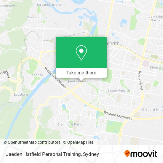 Mapa Jaeden Hatfield Personal Training