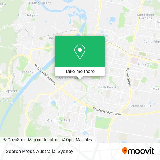 Search Press Australia map
