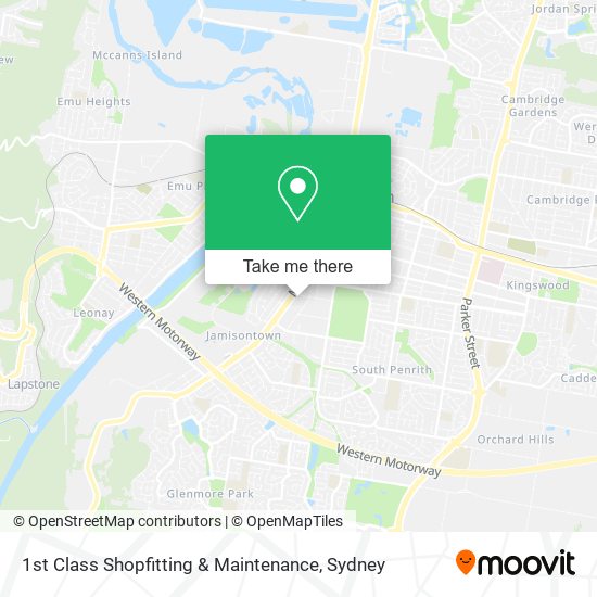 1st Class Shopfitting & Maintenance map