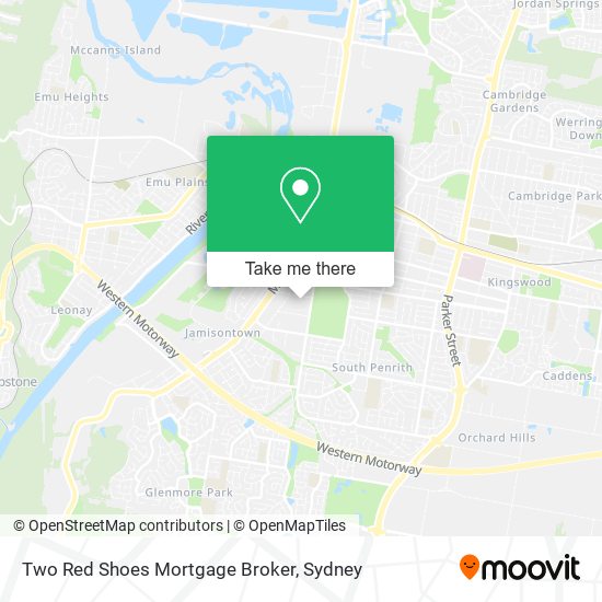 Mapa Two Red Shoes Mortgage Broker