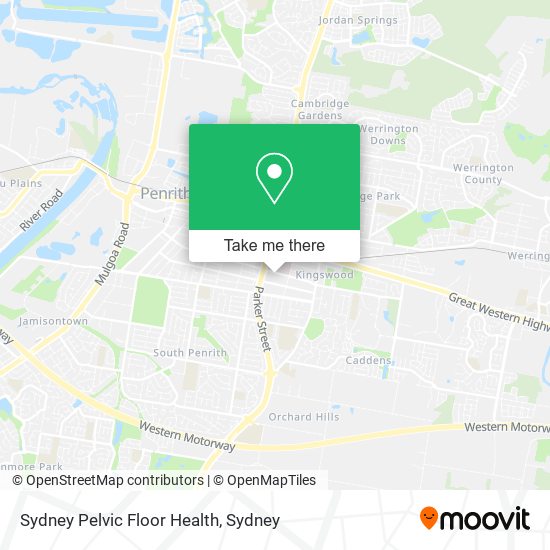 Sydney Pelvic Floor Health map