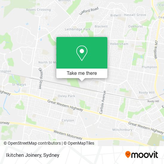 Ikitchen Joinery map
