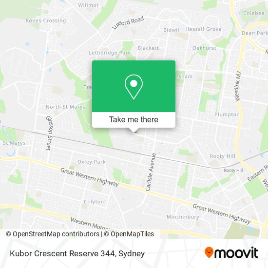 Kubor Crescent Reserve 344 map