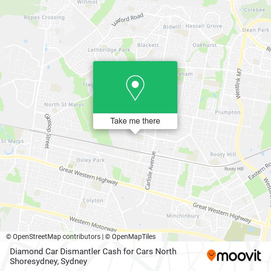 Diamond Car Dismantler Cash for Cars North Shoresydney map