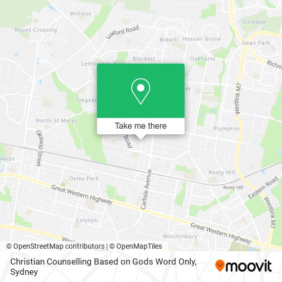 Christian Counselling Based on Gods Word Only map