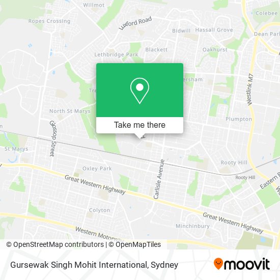 Gursewak Singh Mohit International map