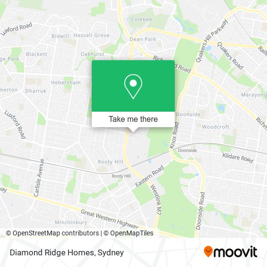 Diamond Ridge Homes map