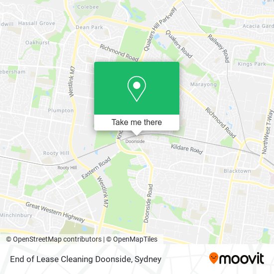 Mapa End of Lease Cleaning Doonside