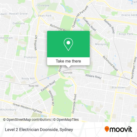 Level 2 Electrician Doonside map