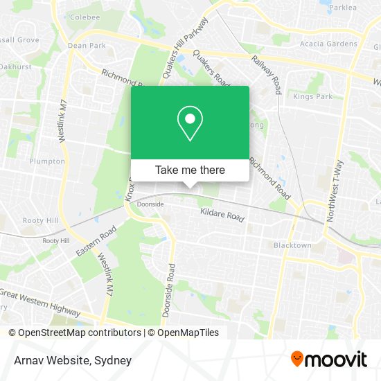Arnav Website map