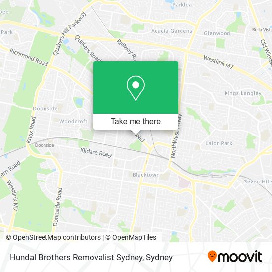 Hundal Brothers Removalist Sydney map