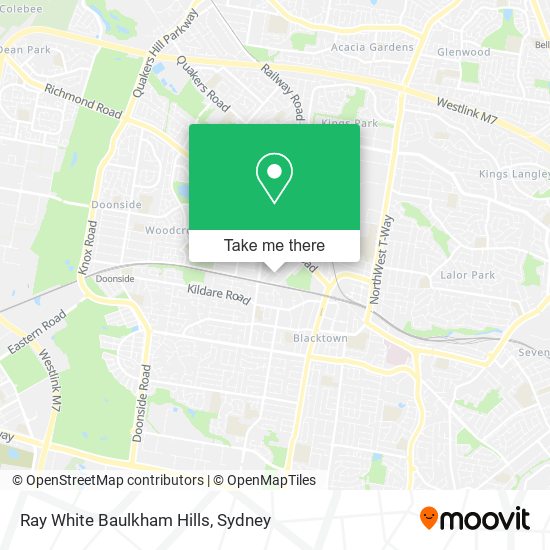 Mapa Ray White Baulkham Hills