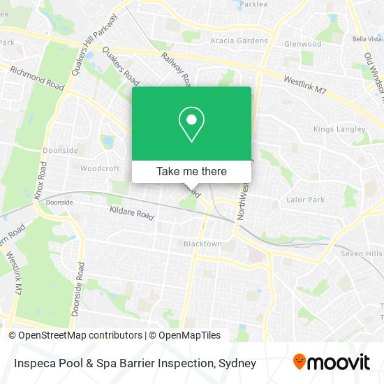 Inspeca Pool & Spa Barrier Inspection map