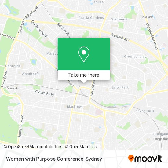 Mapa Women with Purpose Conference