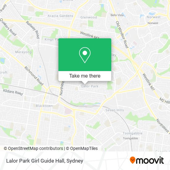 Lalor Park Girl Guide Hall map