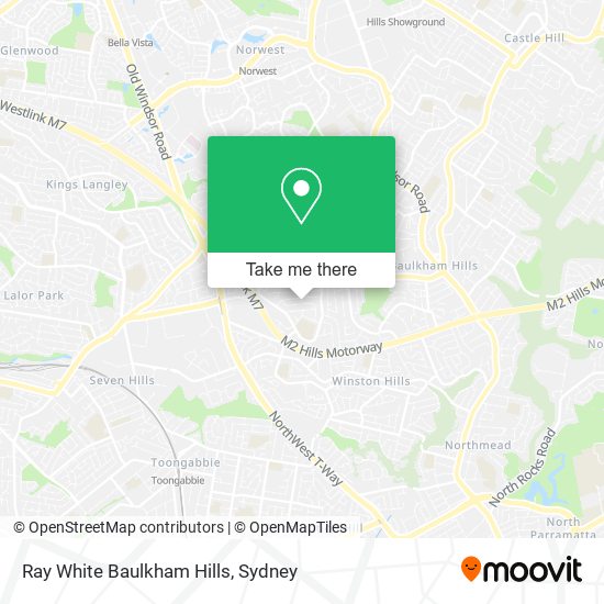 Mapa Ray White Baulkham Hills