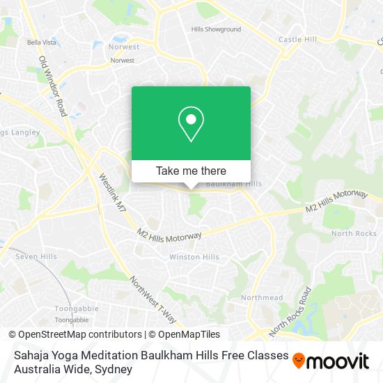 Mapa Sahaja Yoga Meditation Baulkham Hills Free Classes Australia Wide