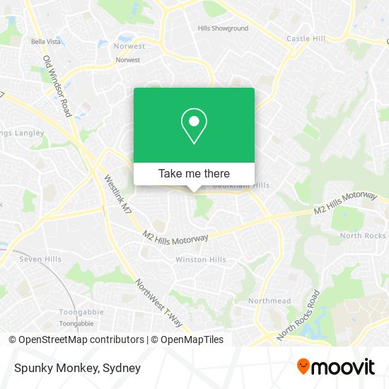 Spunky Monkey map