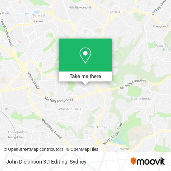 John Dickinson 3D Editing map
