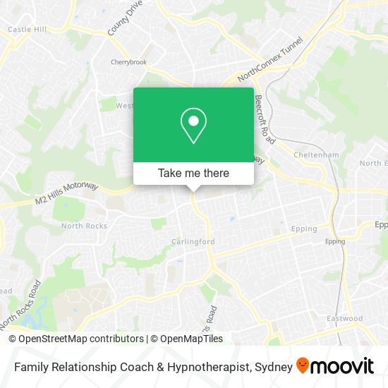 Family Relationship Coach & Hypnotherapist map
