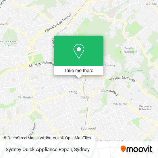 Sydney Quick Appliance Repair map