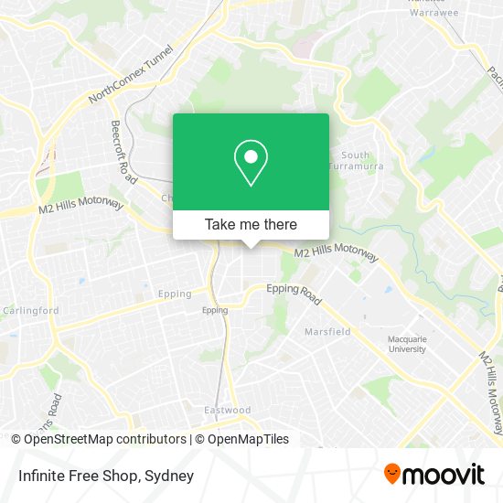 Infinite Free Shop map