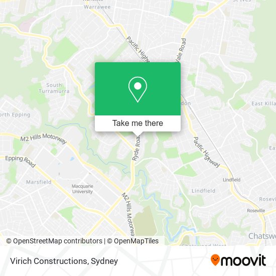 Virich Constructions map