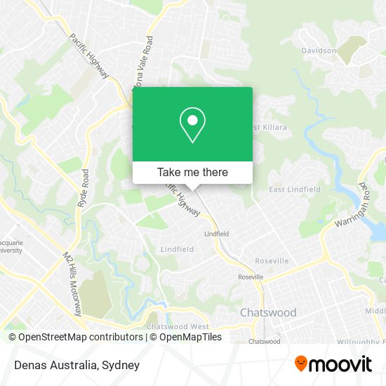 Denas Australia map