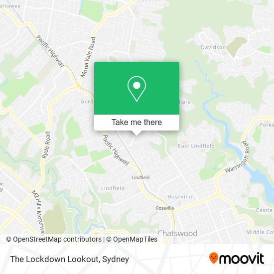 The Lockdown Lookout map