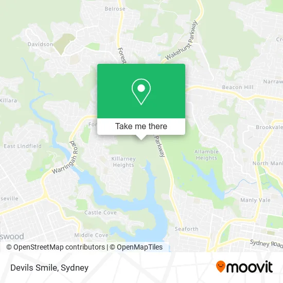 Devils Smile map