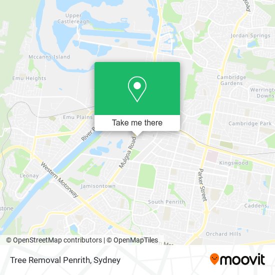 Tree Removal Penrith map