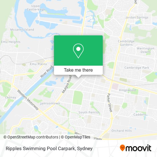 Ripples Swimming Pool Carpark map