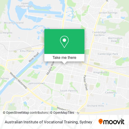 Australian Institute of Vocational Training map