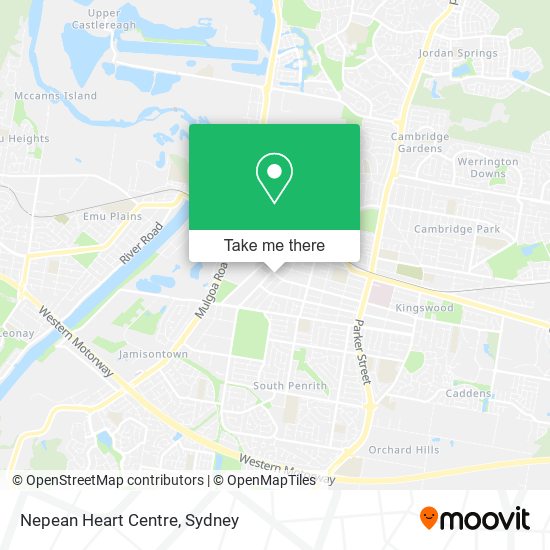 Nepean Heart Centre map