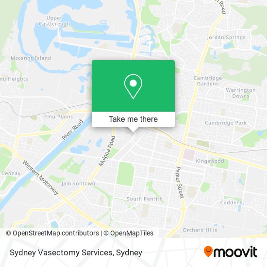 Sydney Vasectomy Services map