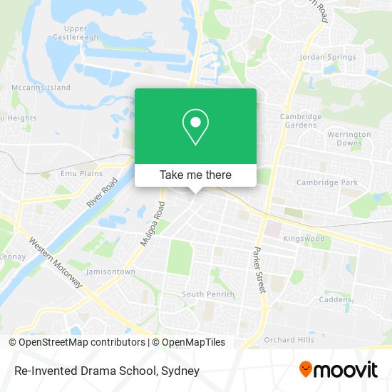 Re-Invented Drama School map