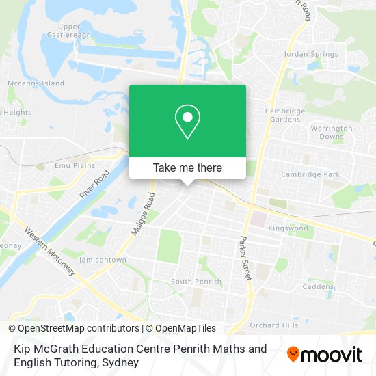 Mapa Kip McGrath Education Centre Penrith Maths and English Tutoring