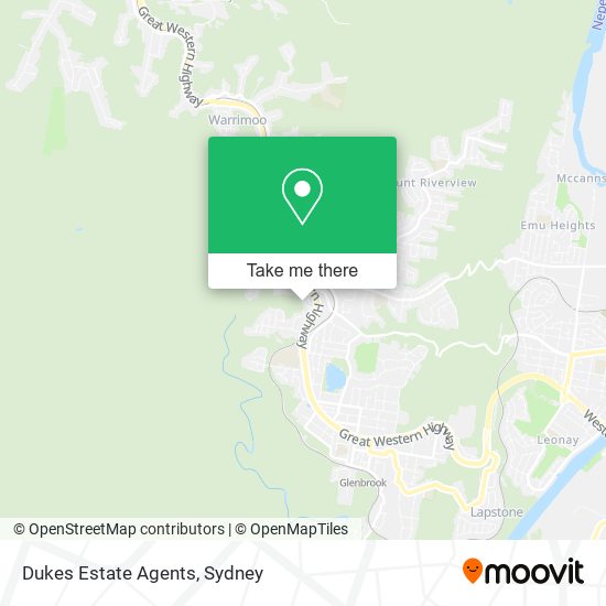 Mapa Dukes Estate Agents