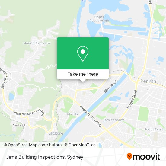 Jims Building Inspections map