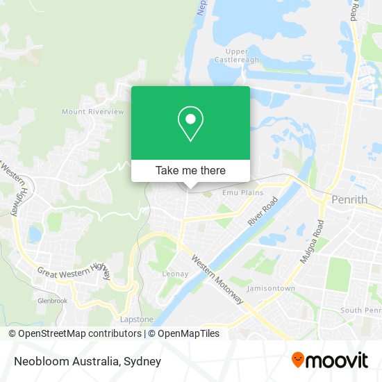 Mapa Neobloom Australia