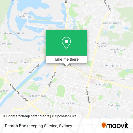 Penrith Bookkeeping Service map