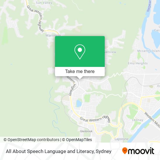 Mapa All About Speech Language and Literacy