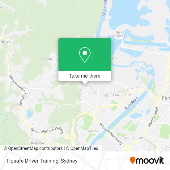 Mapa Tipsafe Driver Training