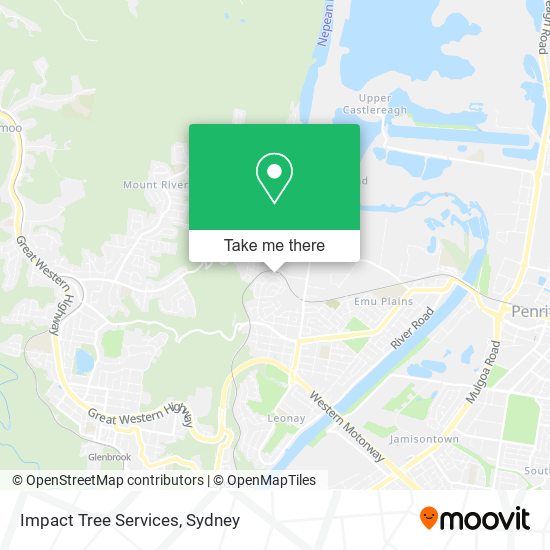 Impact Tree Services map