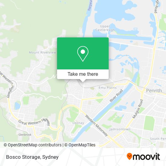 Bosco Storage map